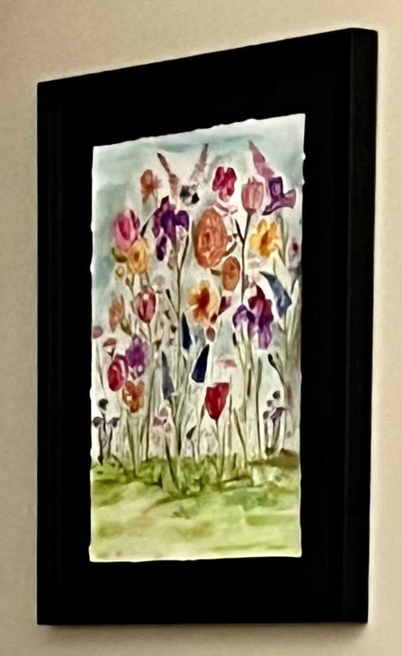 Shown from a side angle to see the frame