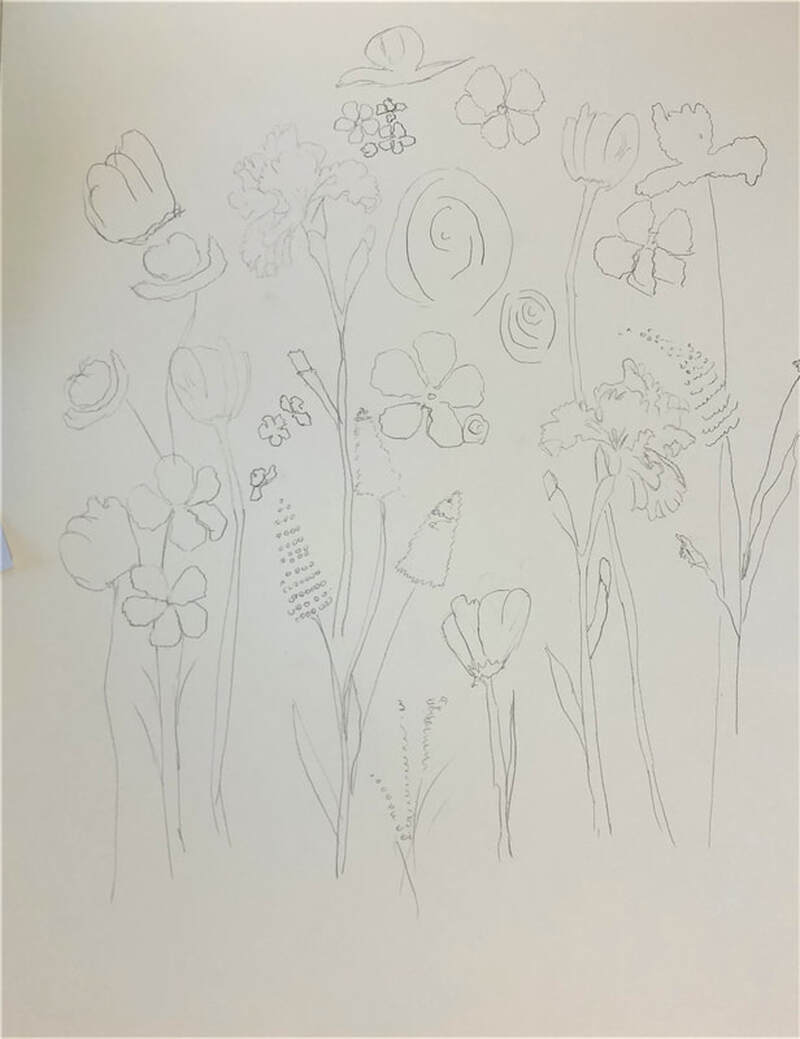 The Beginnings of a Painting!