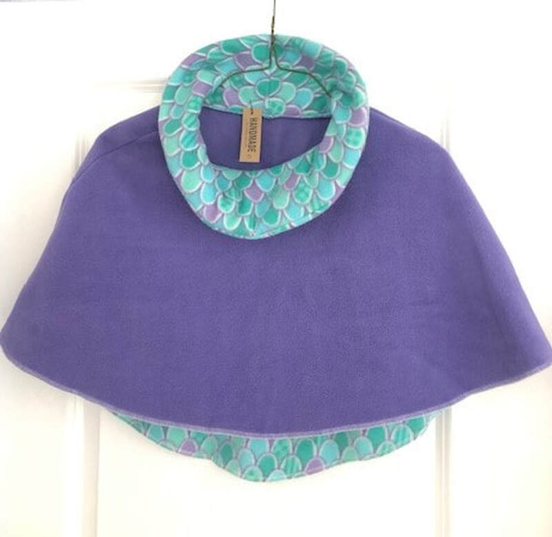 Toddler Purple with Mermaid Scales
